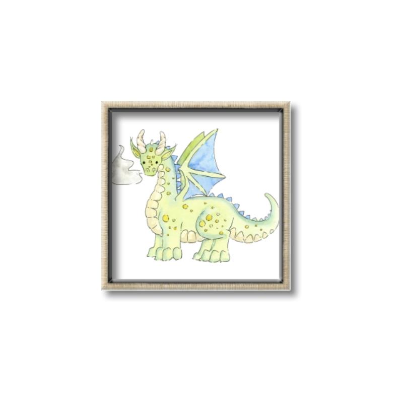Picture of Dragon  _GroupedProduct_Square_Mini_ _GroupedProduct_Square_Canvas_Framed_