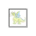 Picture of Dragon  _GroupedProduct_Square_Mini_ _GroupedProduct_Square_Canvas_Framed_