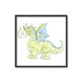 Picture of Dragon  _GroupedProduct_Square_Mini_ _GroupedProduct_Square_Canvas_Framed_