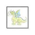 Picture of Dragon  _GroupedProduct_Square_Mini_ _GroupedProduct_Square_Canvas_Framed_