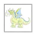 Picture of Dragon  _GroupedProduct_Square_Mini_ _GroupedProduct_Square_Canvas_Framed_