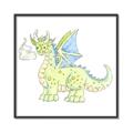 Picture of Dragon  _GroupedProduct_Square_Mini_ _GroupedProduct_Square_Canvas_Framed_