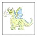Picture of Dragon  _GroupedProduct_Square_Mini_ _GroupedProduct_Square_Canvas_Framed_