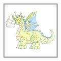 Picture of Dragon  _GroupedProduct_Square_Mini_ _GroupedProduct_Square_Canvas_Framed_