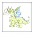 Picture of Dragon  _GroupedProduct_Square_Mini_ _GroupedProduct_Square_Canvas_Framed_