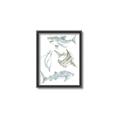Picture of Sharks _GroupedProduct_Rectangle_Portrait_Mini_ _GroupedProduct_Rectangle_Portrait_Canvas_Framed_