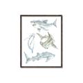 Picture of Sharks _GroupedProduct_Rectangle_Portrait_Mini_ _GroupedProduct_Rectangle_Portrait_Canvas_Framed_