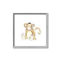 Picture of Baby Monkey _GroupedProduct_Square_Mini_ _GroupedProduct_Square_Canvas_Framed_