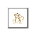 Picture of Baby Monkey _GroupedProduct_Square_Mini_ _GroupedProduct_Square_Canvas_Framed_