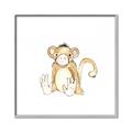 Picture of Baby Monkey _GroupedProduct_Square_Mini_ _GroupedProduct_Square_Canvas_Framed_