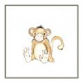 Picture of Baby Monkey _GroupedProduct_Square_Mini_ _GroupedProduct_Square_Canvas_Framed_
