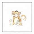 Picture of Baby Monkey _GroupedProduct_Square_Mini_ _GroupedProduct_Square_Canvas_Framed_