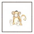 Picture of Baby Monkey _GroupedProduct_Square_Mini_ _GroupedProduct_Square_Canvas_Framed_