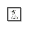 Picture of Baby Zebra _GroupedProduct_Square_Mini_ _GroupedProduct_Square_Canvas_Framed_