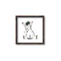 Picture of Baby Zebra _GroupedProduct_Square_Mini_ _GroupedProduct_Square_Canvas_Framed_