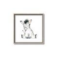 Picture of Baby Zebra _GroupedProduct_Square_Mini_ _GroupedProduct_Square_Canvas_Framed_