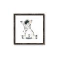 Picture of Baby Zebra _GroupedProduct_Square_Mini_ _GroupedProduct_Square_Canvas_Framed_