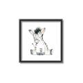 Picture of Baby Zebra _GroupedProduct_Square_Mini_ _GroupedProduct_Square_Canvas_Framed_