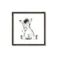 Picture of Baby Zebra _GroupedProduct_Square_Mini_ _GroupedProduct_Square_Canvas_Framed_