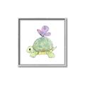 Picture of Turtle Crossing _GroupedProduct_Square_Mini_ _GroupedProduct_Square_Canvas_Framed_