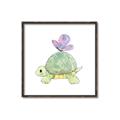 Picture of Turtle Crossing _GroupedProduct_Square_Mini_ _GroupedProduct_Square_Canvas_Framed_