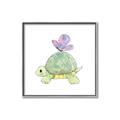 Picture of Turtle Crossing _GroupedProduct_Square_Mini_ _GroupedProduct_Square_Canvas_Framed_
