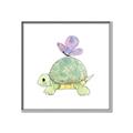 Picture of Turtle Crossing _GroupedProduct_Square_Mini_ _GroupedProduct_Square_Canvas_Framed_