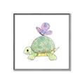 Picture of Turtle Crossing _GroupedProduct_Square_Mini_ _GroupedProduct_Square_Canvas_Framed_