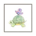 Picture of Turtle Crossing _GroupedProduct_Square_Mini_ _GroupedProduct_Square_Canvas_Framed_