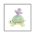 Picture of Turtle Crossing _GroupedProduct_Square_Mini_ _GroupedProduct_Square_Canvas_Framed_