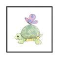Picture of Turtle Crossing _GroupedProduct_Square_Mini_ _GroupedProduct_Square_Canvas_Framed_