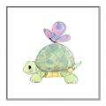Picture of Turtle Crossing _GroupedProduct_Square_Mini_ _GroupedProduct_Square_Canvas_Framed_