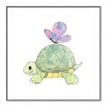 Picture of Turtle Crossing _GroupedProduct_Square_Mini_ _GroupedProduct_Square_Canvas_Framed_
