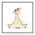 Picture of Baby Giraffe _GroupedProduct_Square_Mini_ _GroupedProduct_Square_Canvas_Framed_