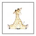Picture of Baby Giraffe _GroupedProduct_Square_Mini_ _GroupedProduct_Square_Canvas_Framed_