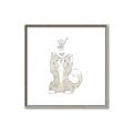 Picture of Playful Kitty _GroupedProduct_Square_Mini_ _GroupedProduct_Square_Canvas_Framed_
