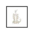 Picture of Playful Kitty _GroupedProduct_Square_Mini_ _GroupedProduct_Square_Canvas_Framed_