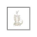 Picture of Playful Kitty _GroupedProduct_Square_Mini_ _GroupedProduct_Square_Canvas_Framed_
