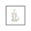 Picture of Playful Kitty _GroupedProduct_Square_Mini_ _GroupedProduct_Square_Canvas_Framed_