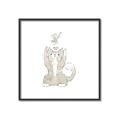 Picture of Playful Kitty _GroupedProduct_Square_Mini_ _GroupedProduct_Square_Canvas_Framed_