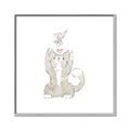 Picture of Playful Kitty _GroupedProduct_Square_Mini_ _GroupedProduct_Square_Canvas_Framed_