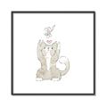 Picture of Playful Kitty _GroupedProduct_Square_Mini_ _GroupedProduct_Square_Canvas_Framed_