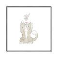 Picture of Playful Kitty _GroupedProduct_Square_Mini_ _GroupedProduct_Square_Canvas_Framed_