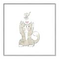 Picture of Playful Kitty _GroupedProduct_Square_Mini_ _GroupedProduct_Square_Canvas_Framed_