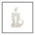 Picture of Playful Kitty _GroupedProduct_Square_Mini_ _GroupedProduct_Square_Canvas_Framed_