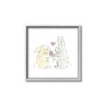 Picture of Playful Bunnies _GroupedProduct_Square_Mini_ _GroupedProduct_Square_Canvas_Framed_