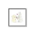 Picture of Playful Bunnies _GroupedProduct_Square_Mini_ _GroupedProduct_Square_Canvas_Framed_