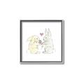 Picture of Playful Bunnies _GroupedProduct_Square_Mini_ _GroupedProduct_Square_Canvas_Framed_