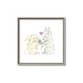 Picture of Playful Bunnies _GroupedProduct_Square_Mini_ _GroupedProduct_Square_Canvas_Framed_