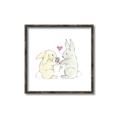 Picture of Playful Bunnies _GroupedProduct_Square_Mini_ _GroupedProduct_Square_Canvas_Framed_